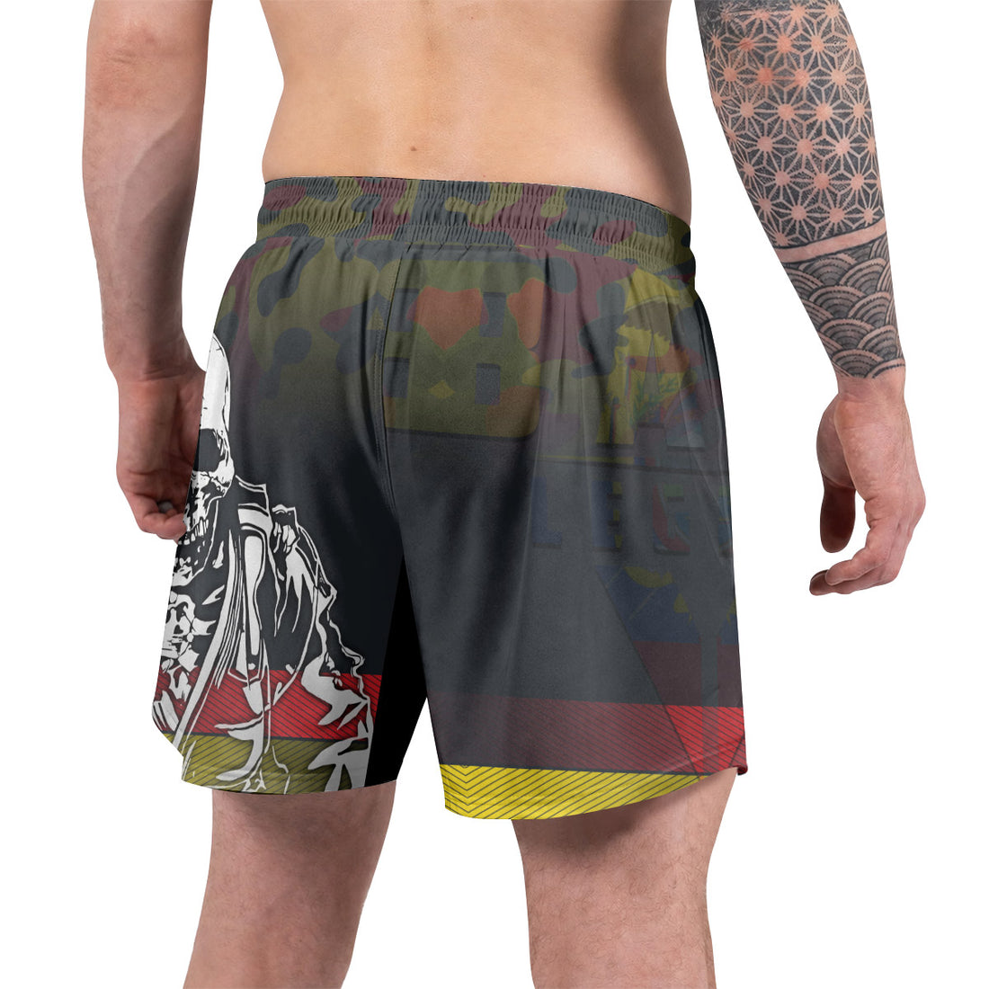 Ecuador Skull Fighter Grappling Shorts
