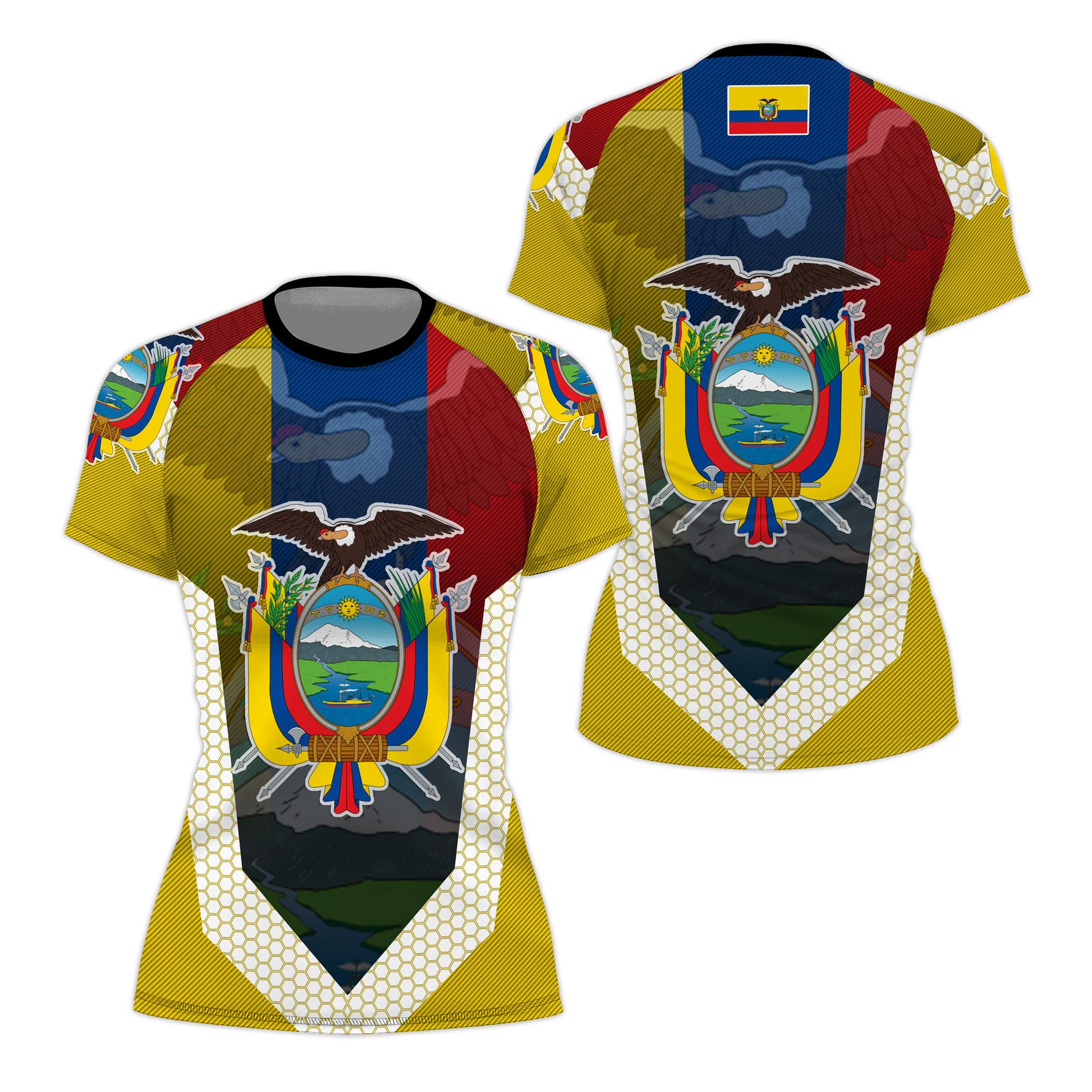Ecuador Symbol Rash Guard
