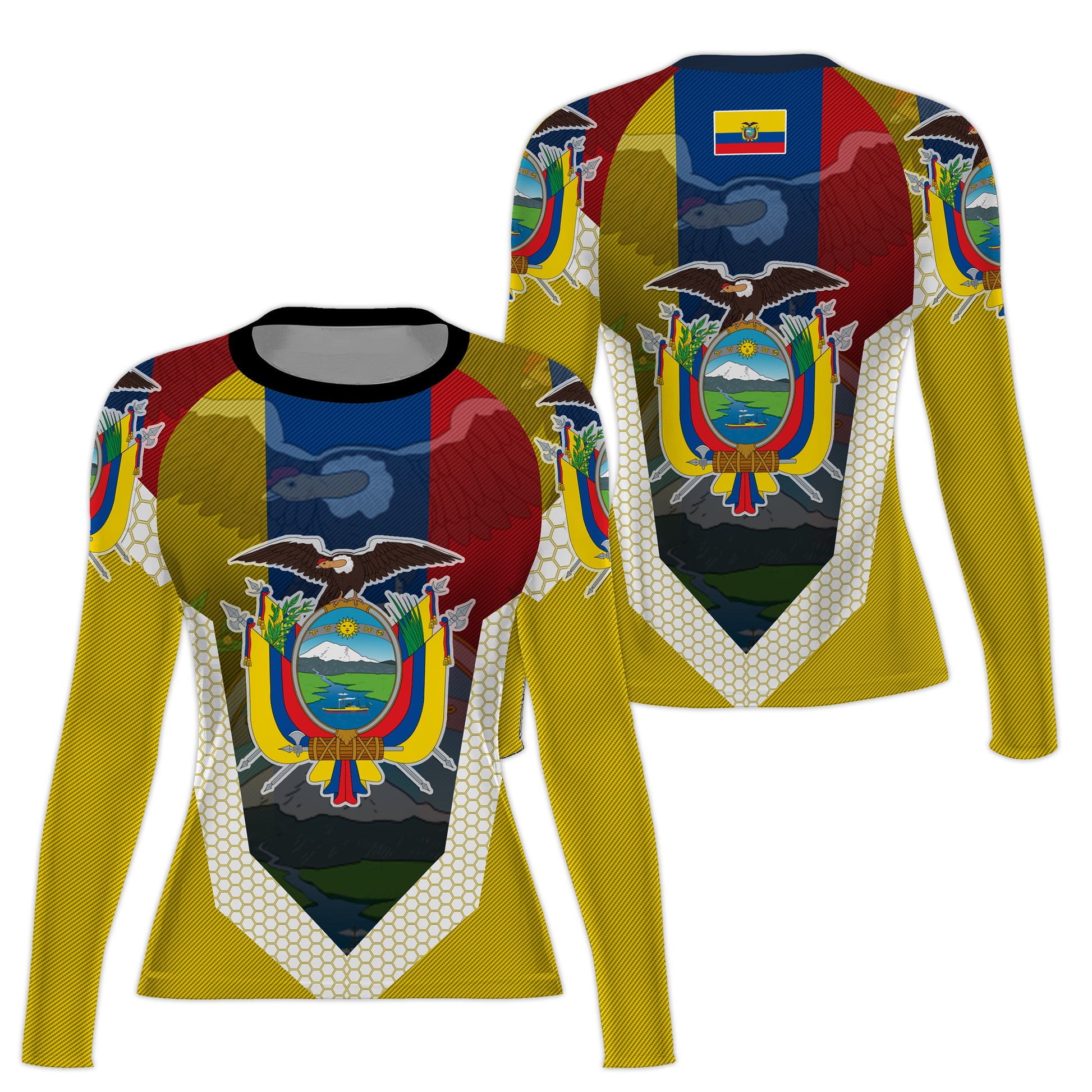 Ecuador Symbol Rash Guard