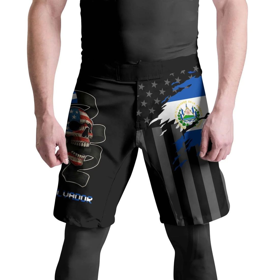 El Salvador Phantom Division Fight Shorts