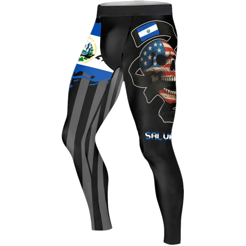 El Salvador Phantom Division Men's Compression Leggings