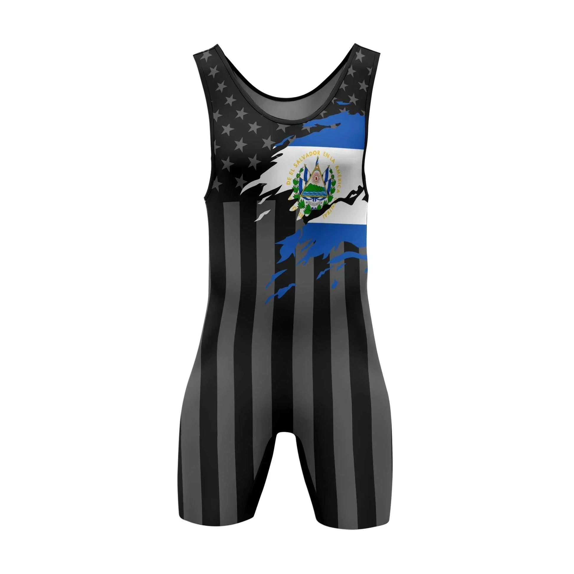 El Salvador Phantom Division Wrestling Singlet