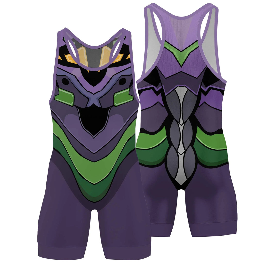 Evangelion Unit One Armor Wrestling Singlet