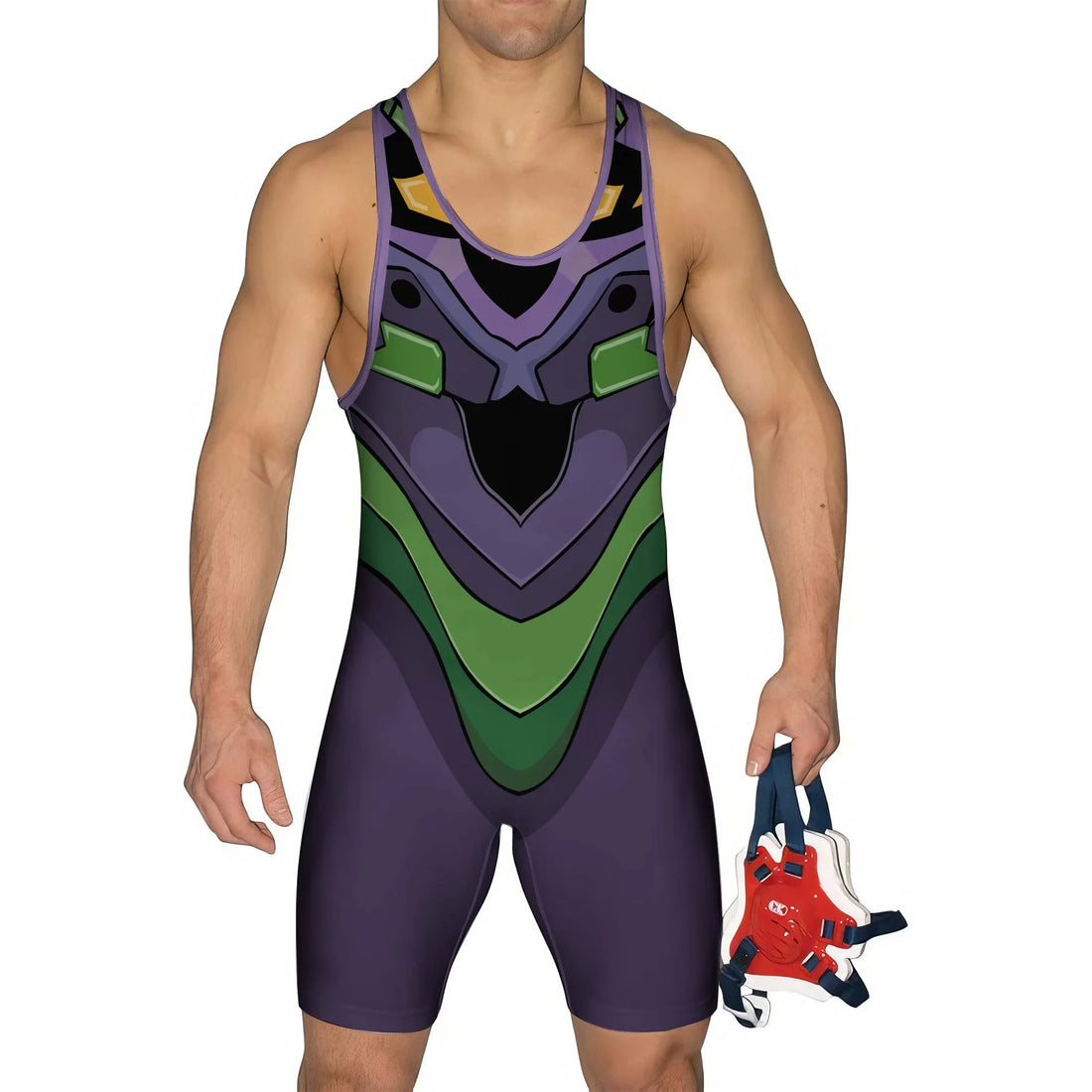Evangelion Unit One Armor Wrestling Singlet