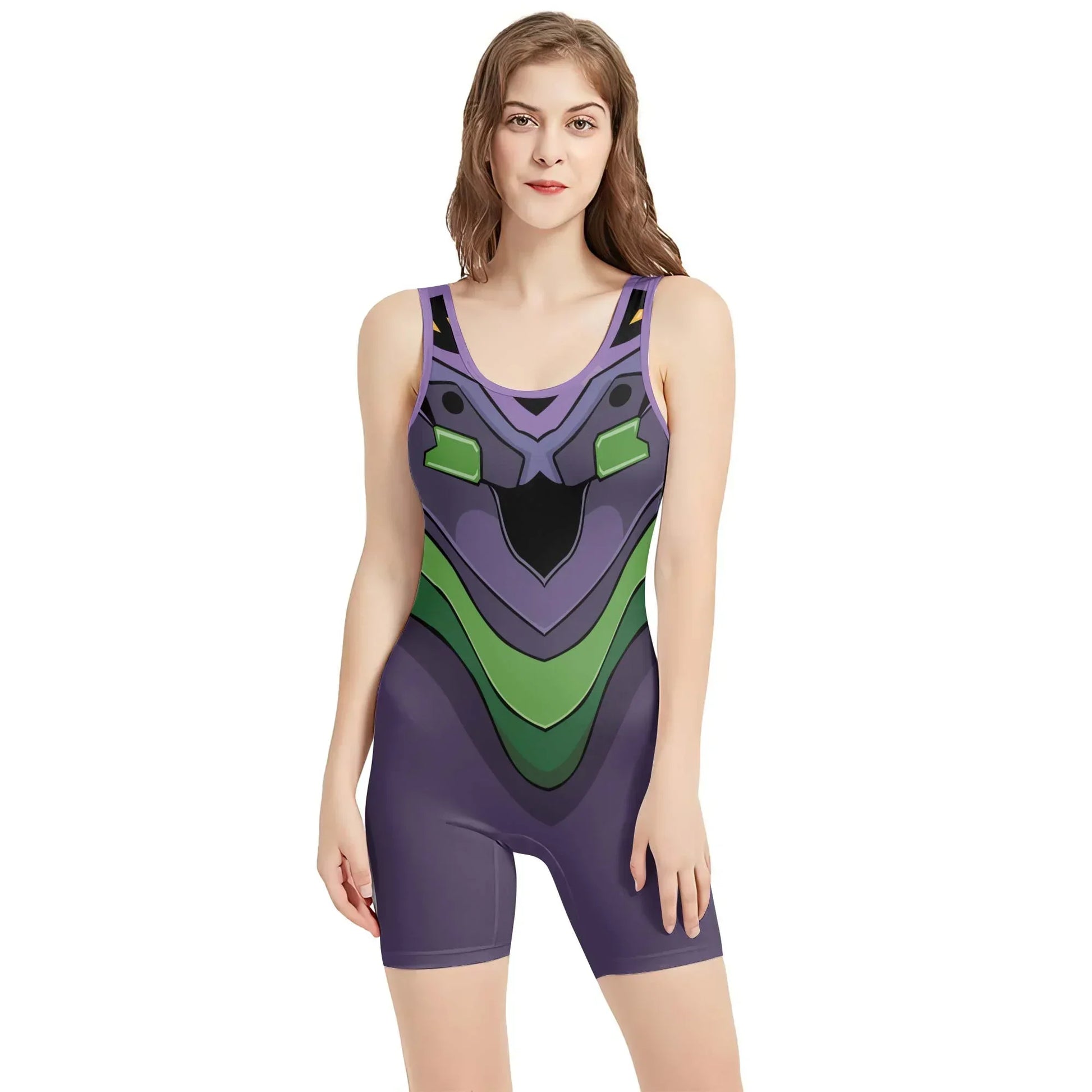 Evangelion Unit One Armor Wrestling Singlet