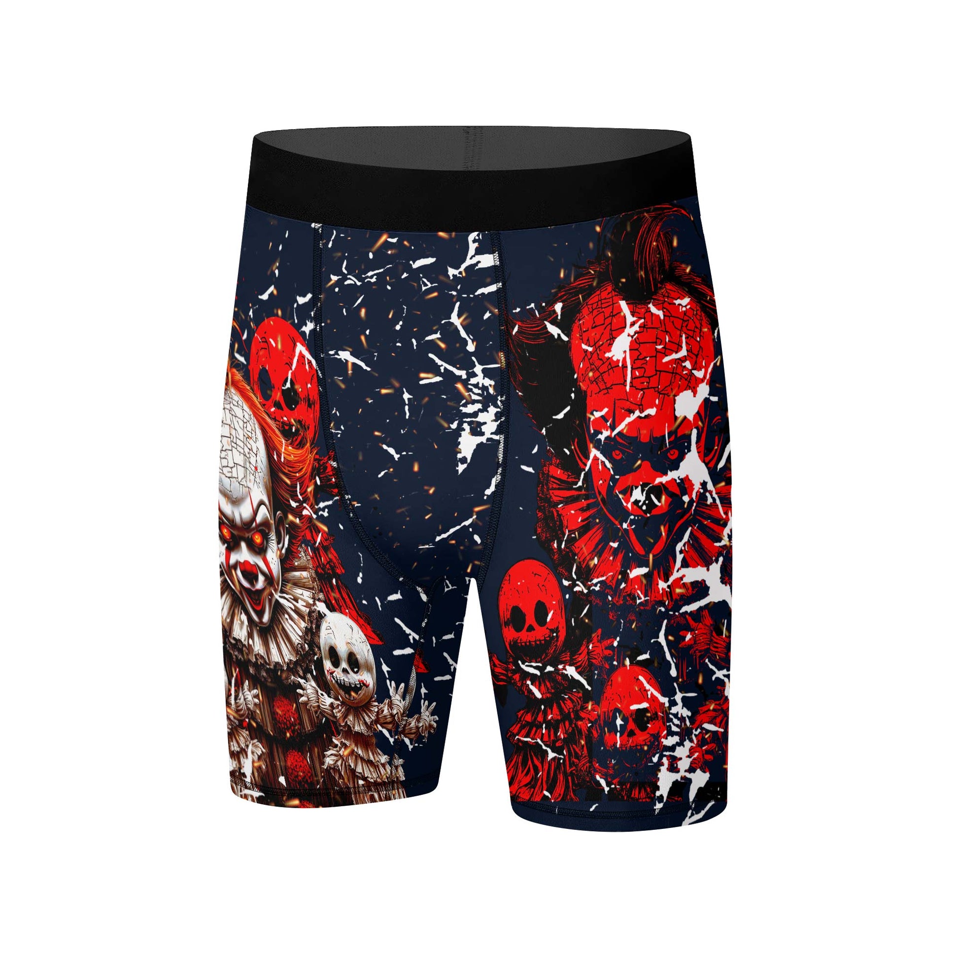 Evil Clown Pennywise Compression Shorts