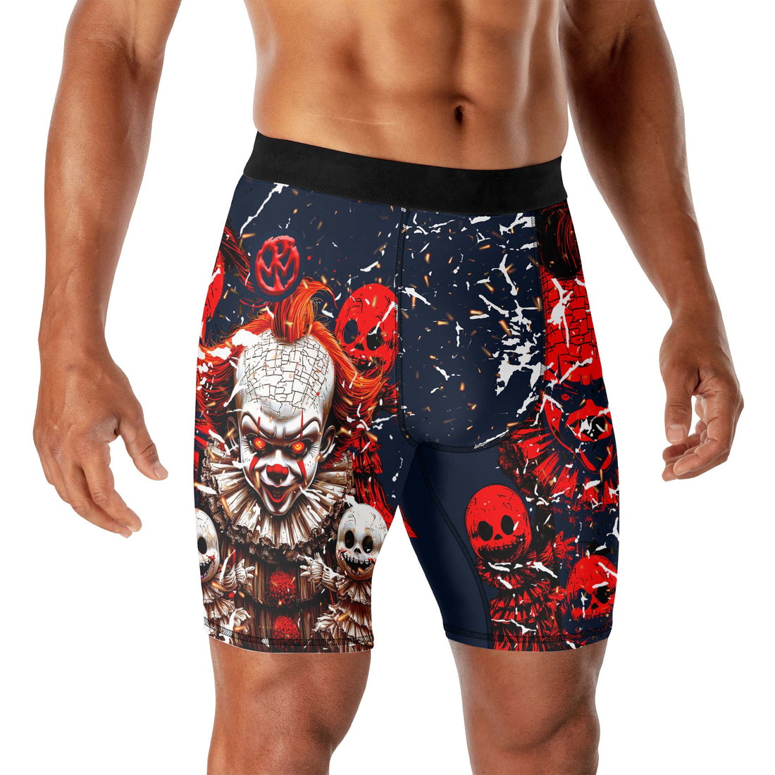 Evil Clown Pennywise Compression Shorts