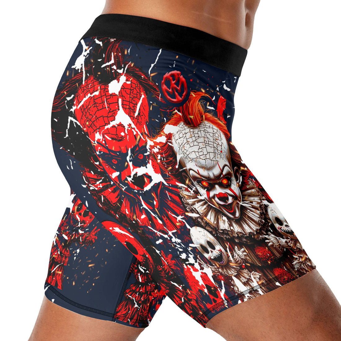 Evil Clown Pennywise Compression Shorts