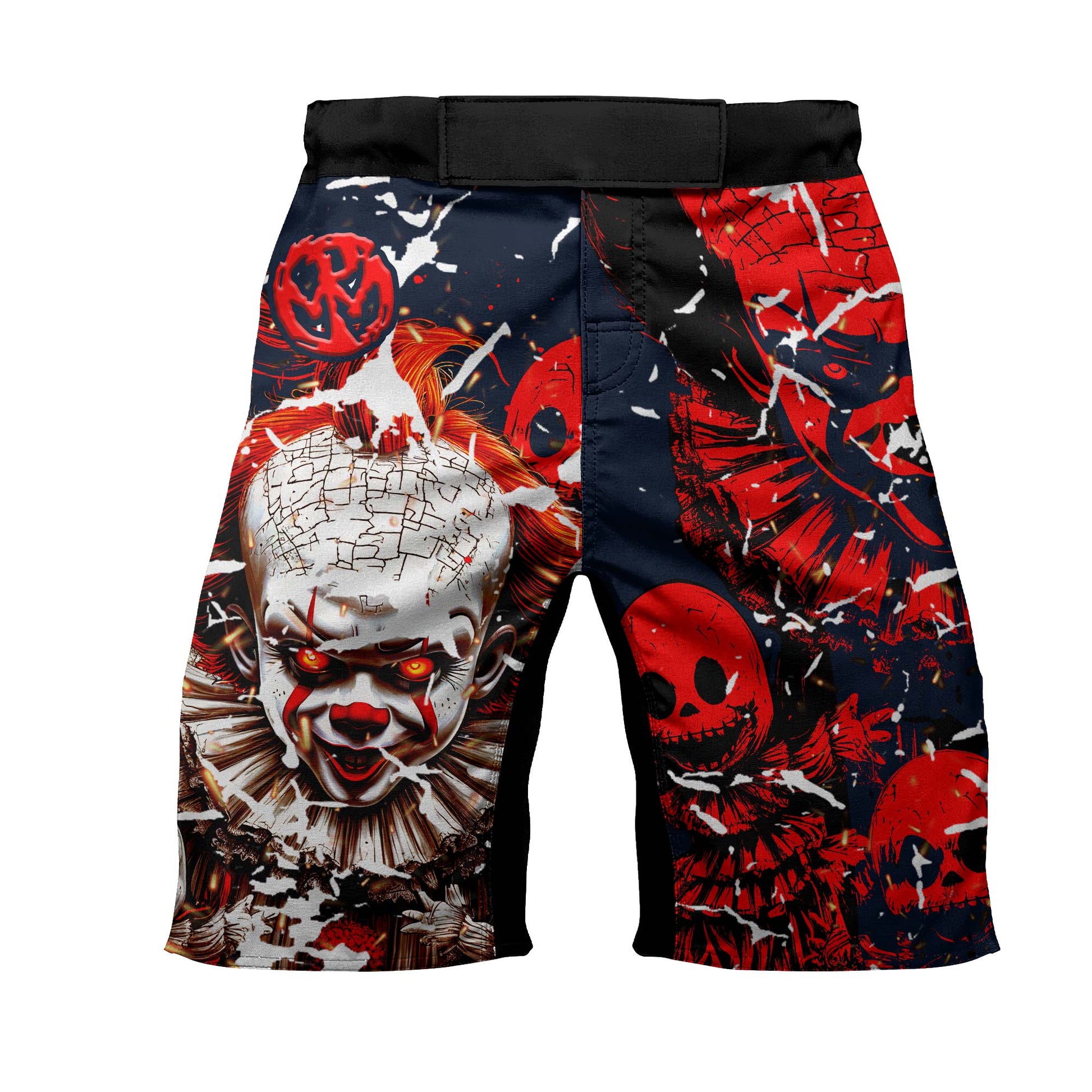 Evil Clown Pennywise Fight Shorts