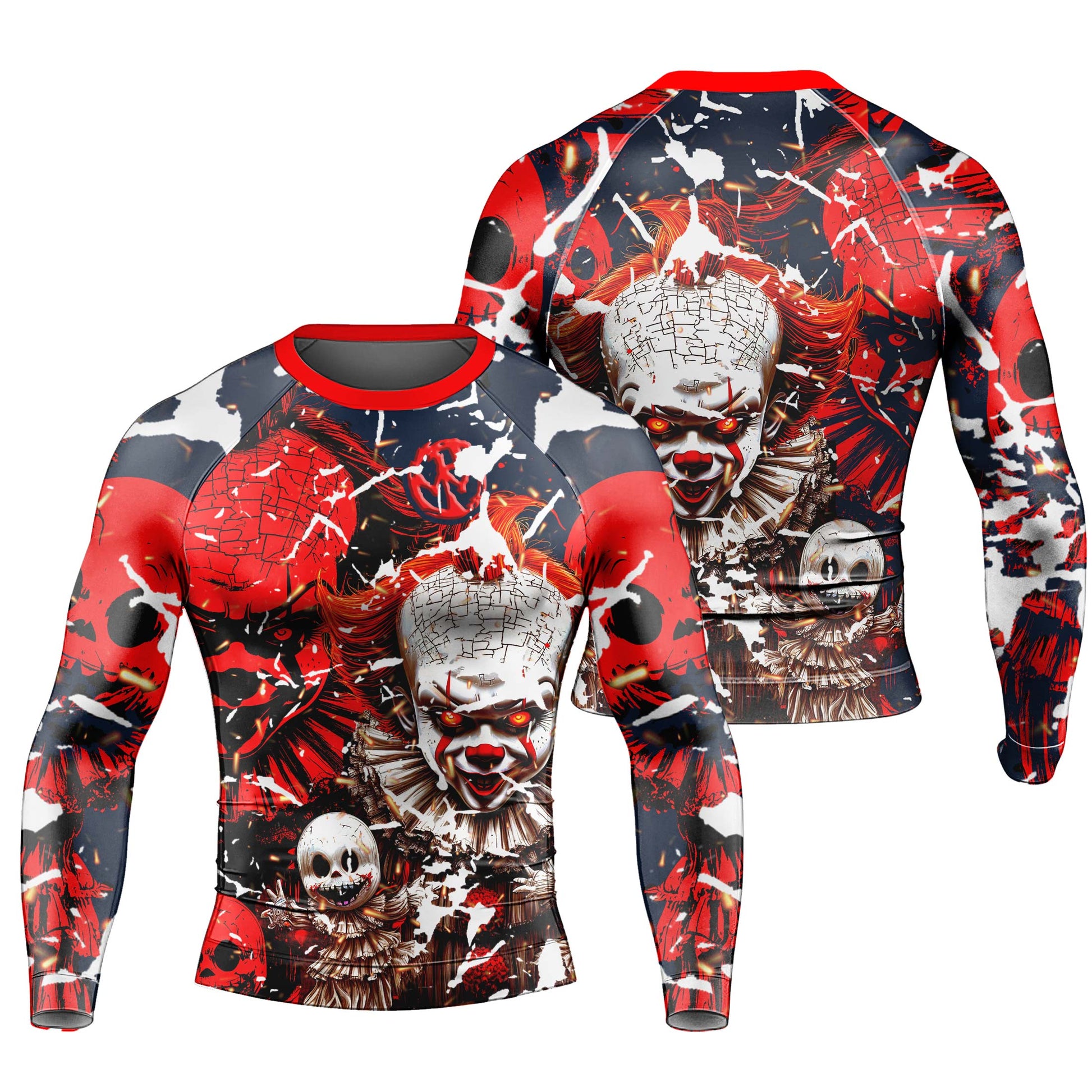 Evil Clown Pennywise Rash Guard
