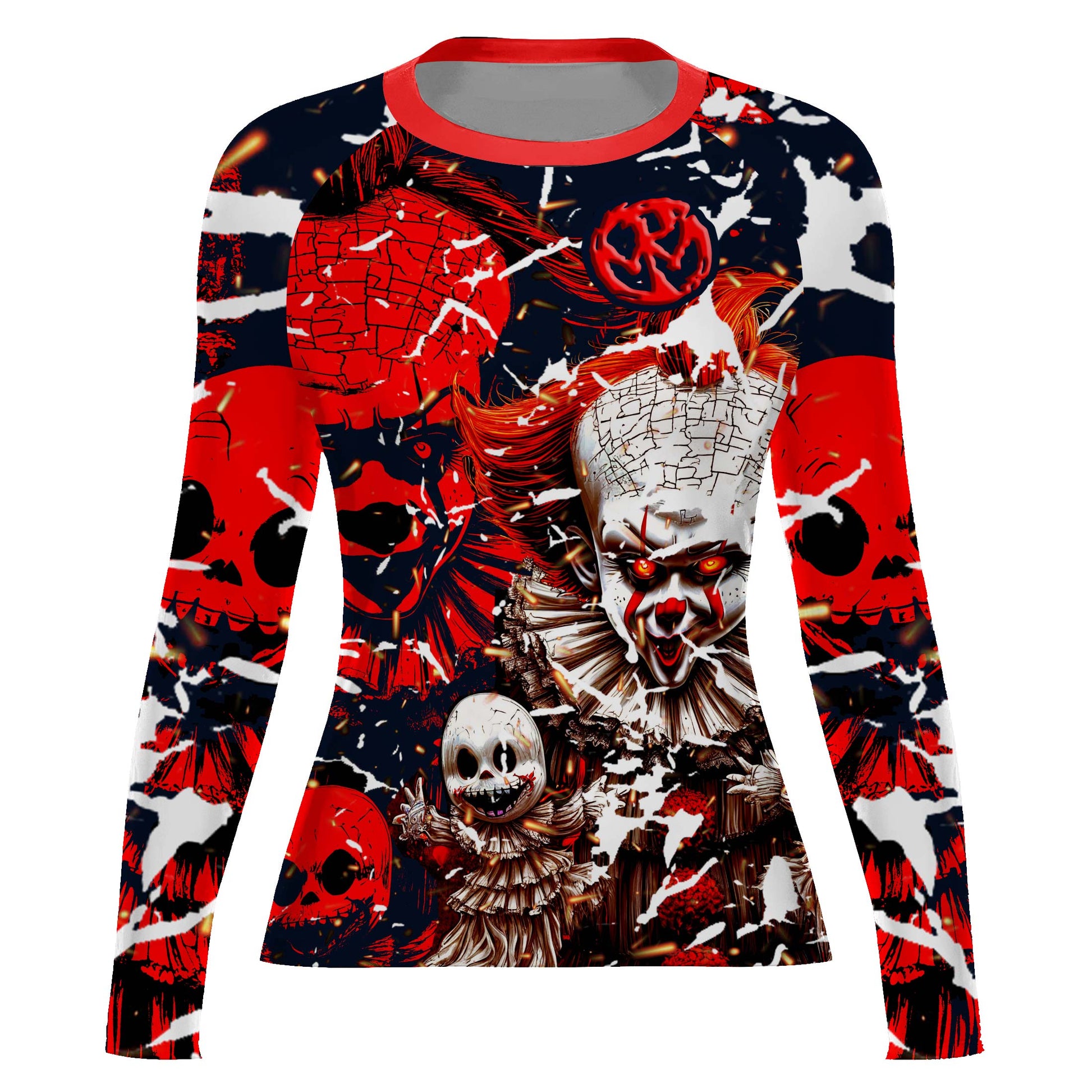 Evil Clown Pennywise Rash Guard