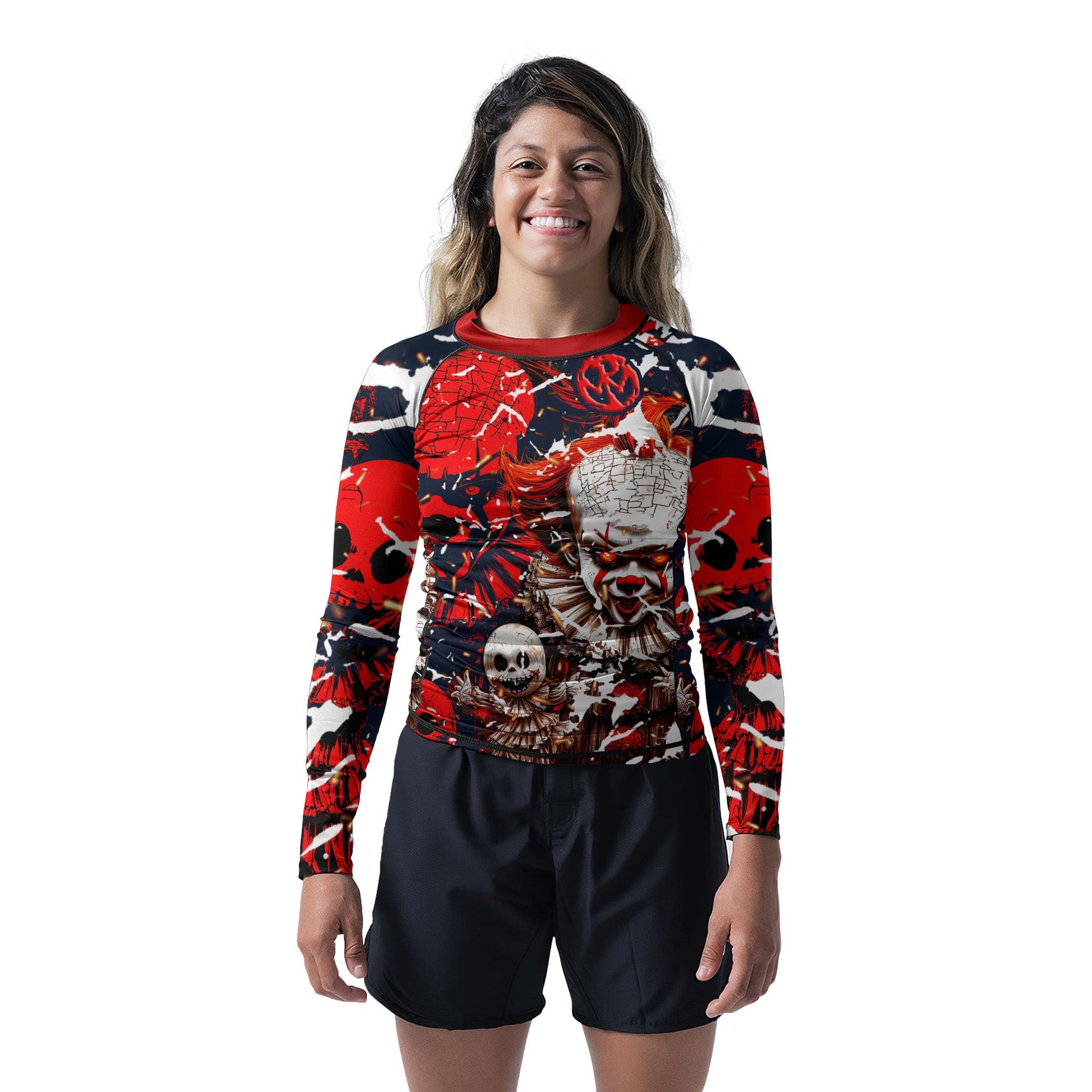 Evil Clown Pennywise Rash Guard