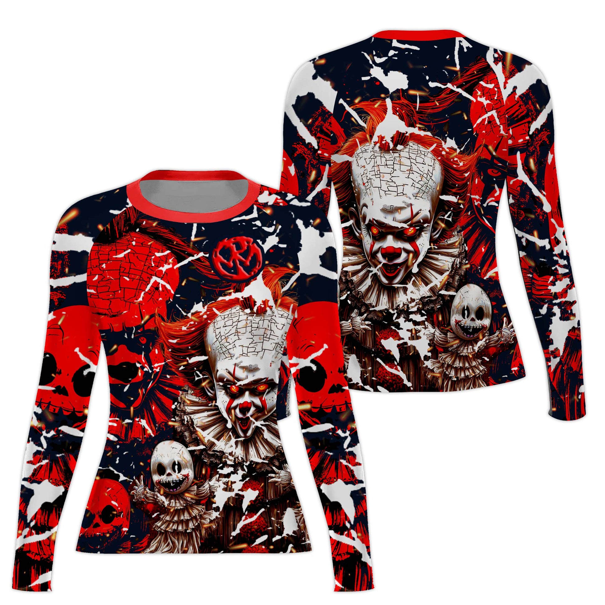 Evil Clown Pennywise Rash Guard