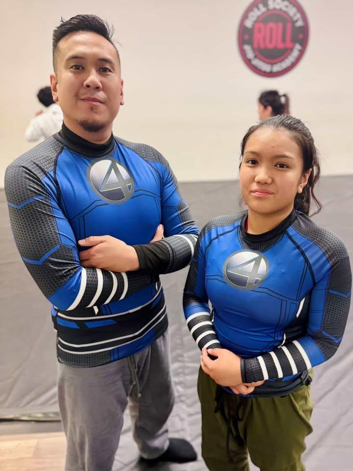 Fantastic Four Cosplay Long Sleeve Rash Guard