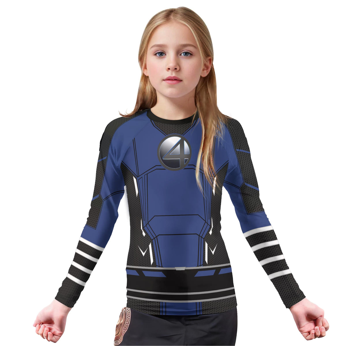 Fantastic Four Cosplay Kids Rash Guard