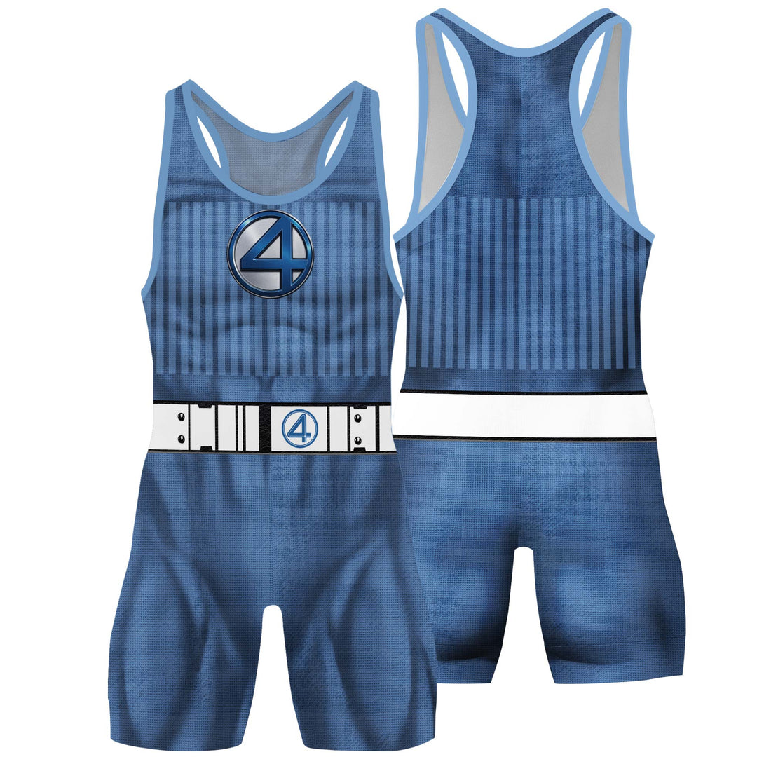 Fantastic Four Stripe Wrestling Singlet