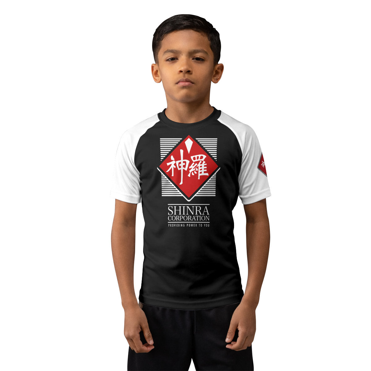 Final Fantasy Shinra Electric Power Company Kids Rash Guard