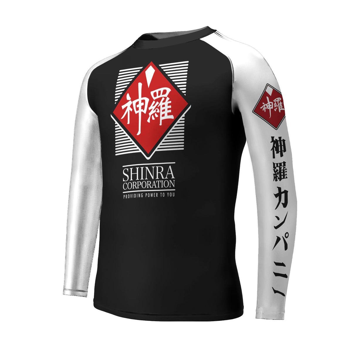 Final Fantasy Shinra Electric Power Company Kids Rash Guard
