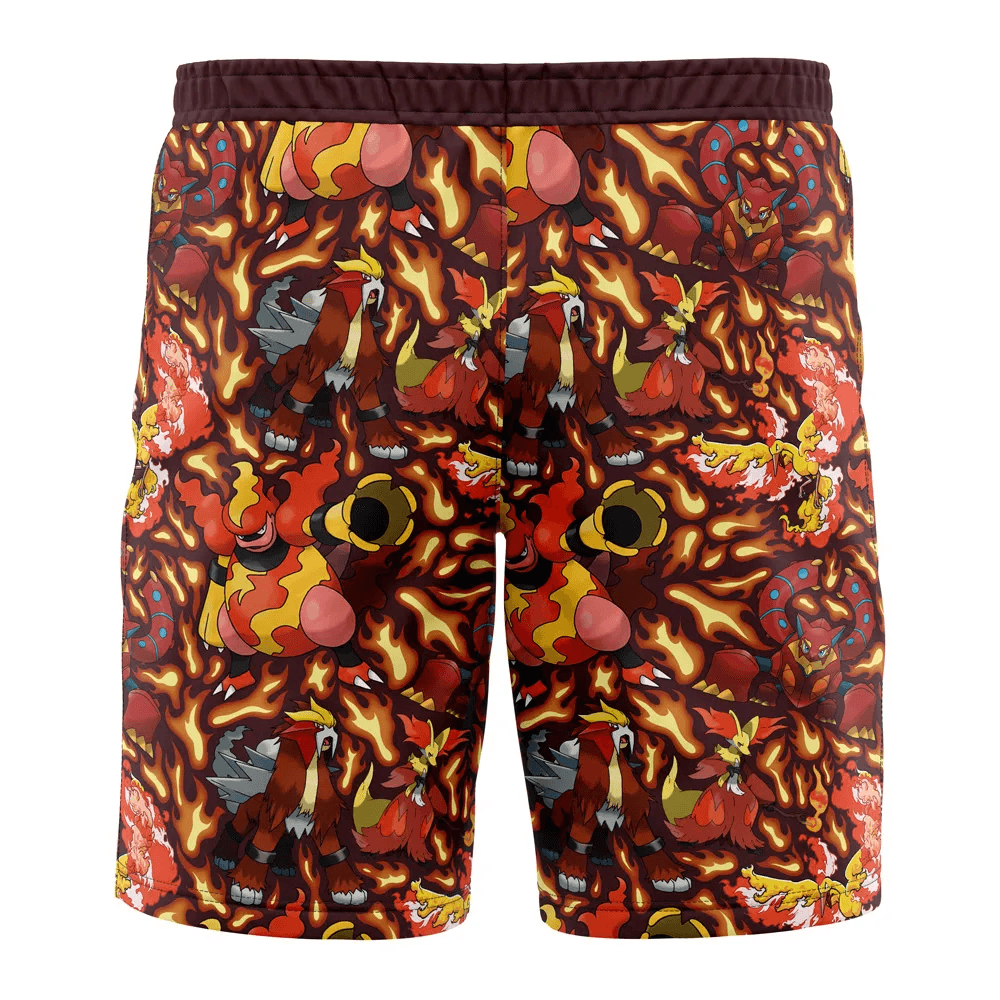 Fire Pokemon Swim Trunks