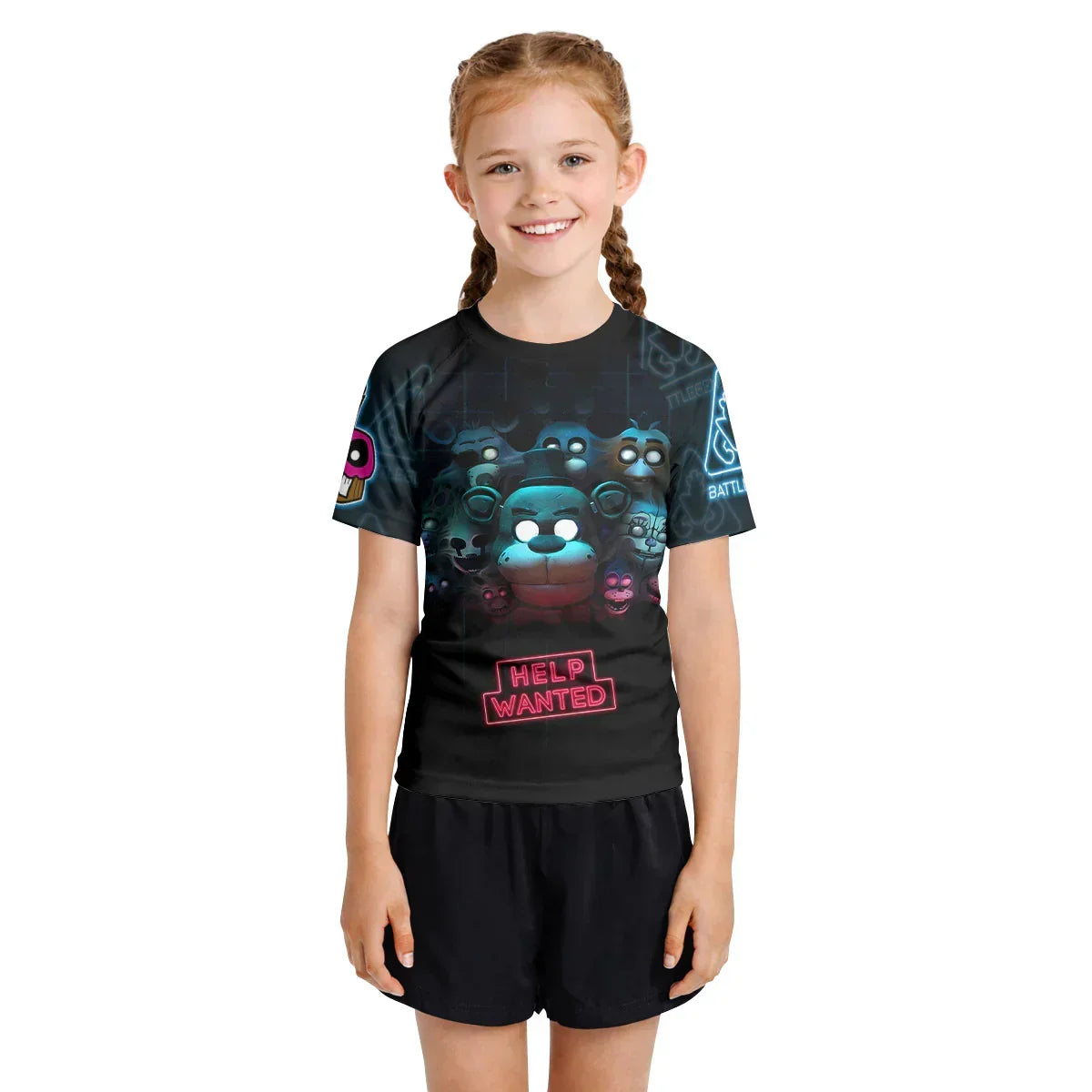 Five Nights at Freddy's Kids Rash Guard