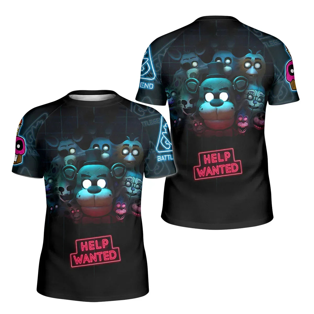 Five Nights at Freddy's Kids Rash Guard
