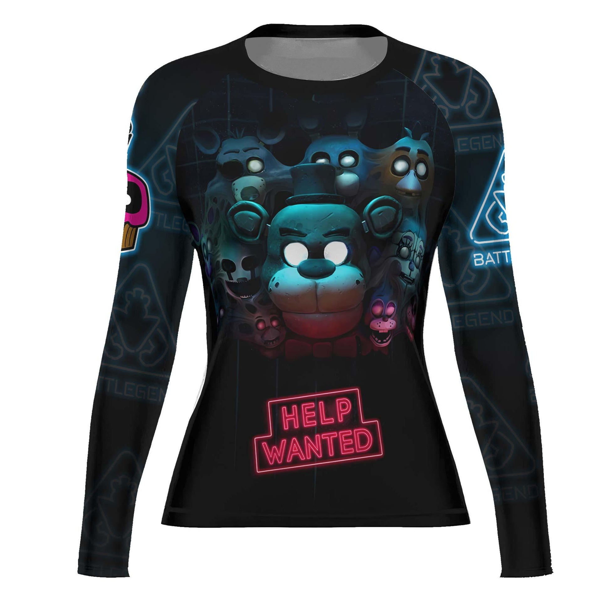 Five Nights at Freddy's Rash Guard