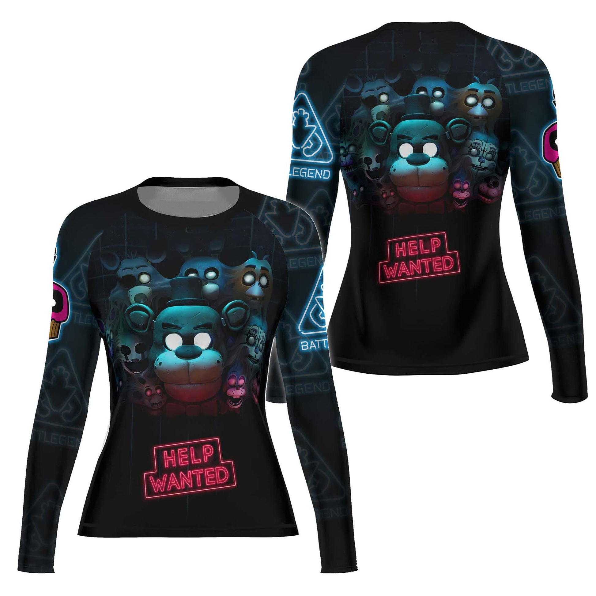 Five Nights at Freddy's Rash Guard