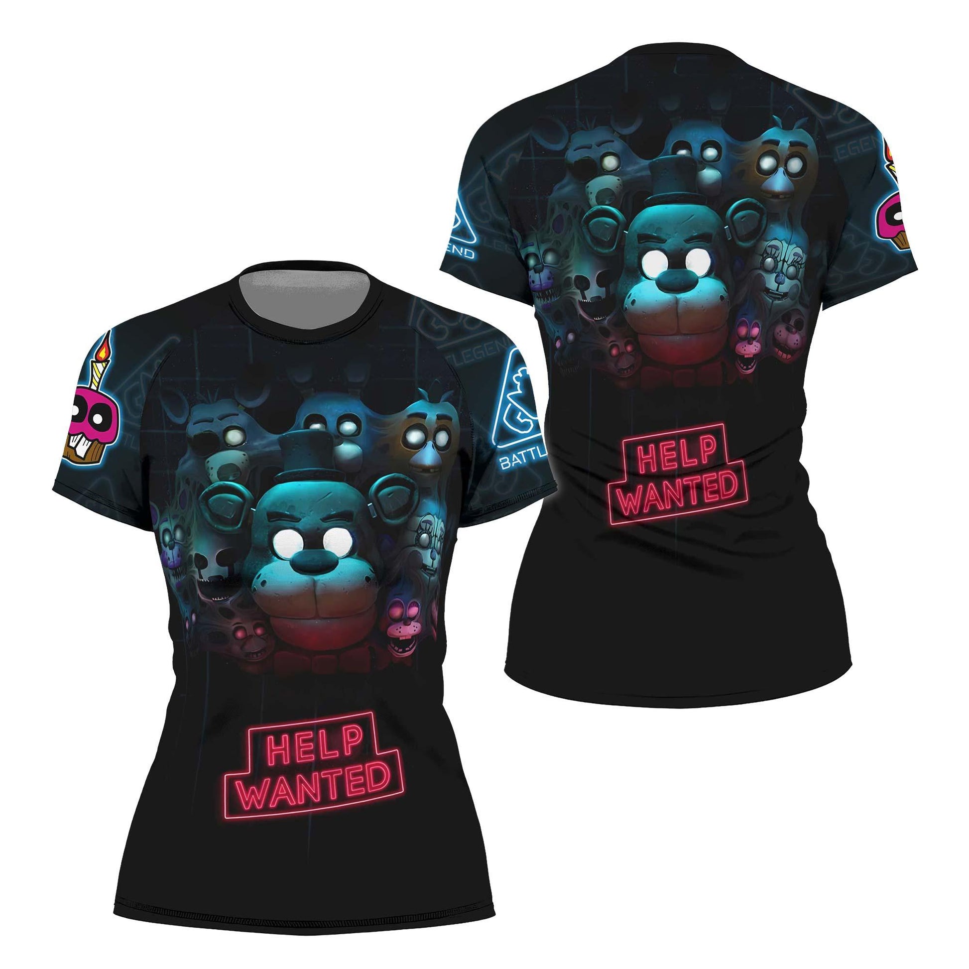 Five Nights at Freddy's Rash Guard