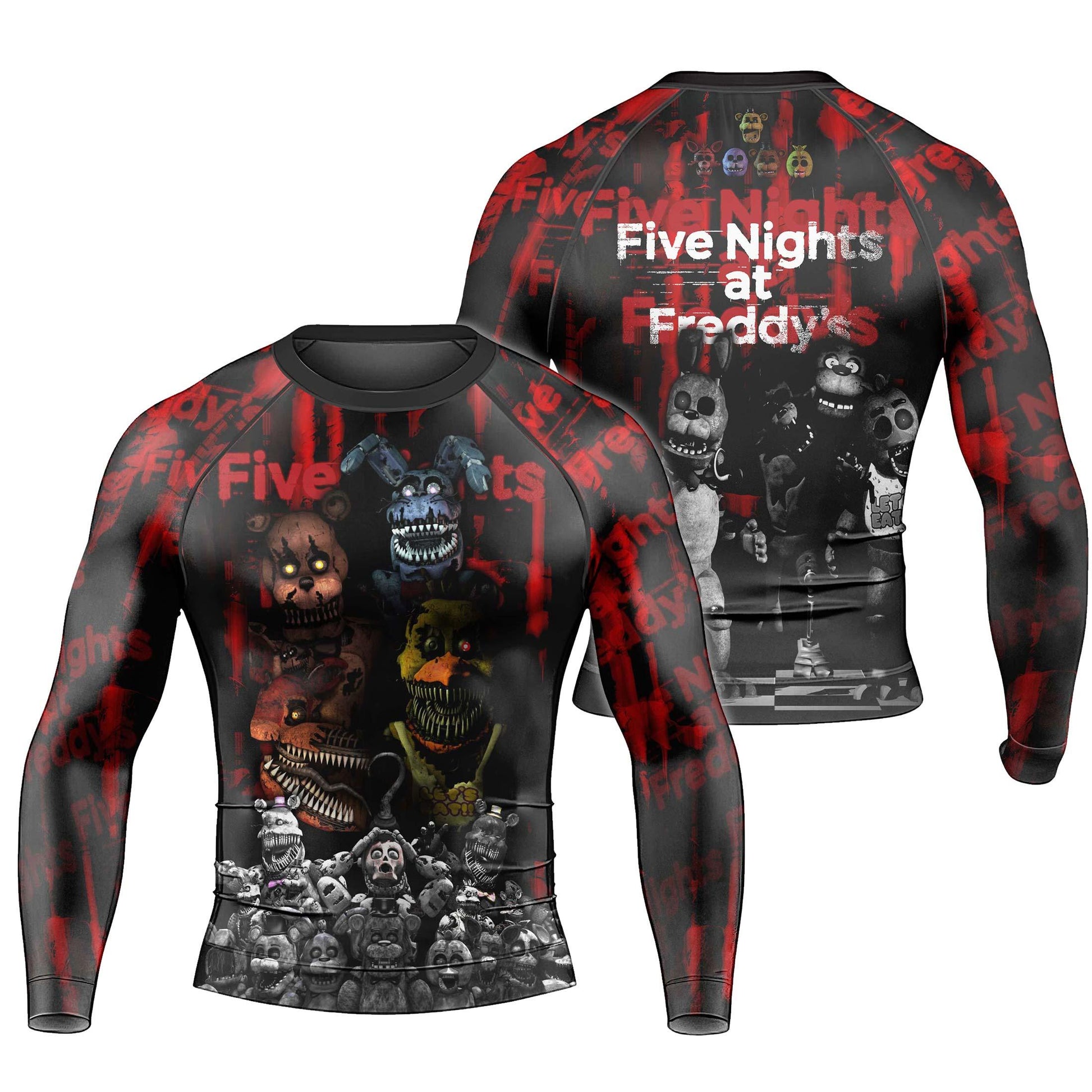 Five Nights at Freddy's Terror Crew Rash Guard