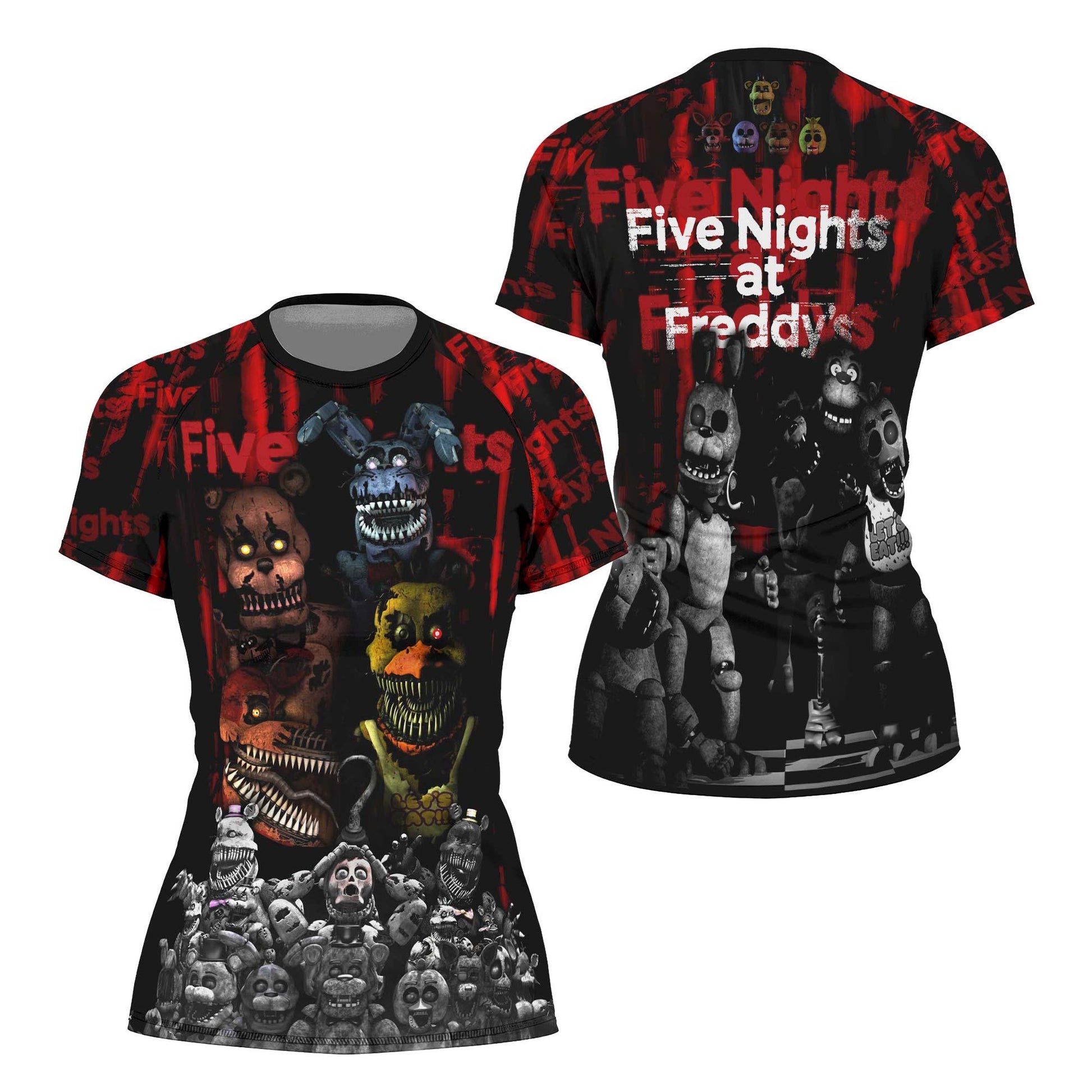 Five Nights at Freddy's Terror Crew Rash Guard