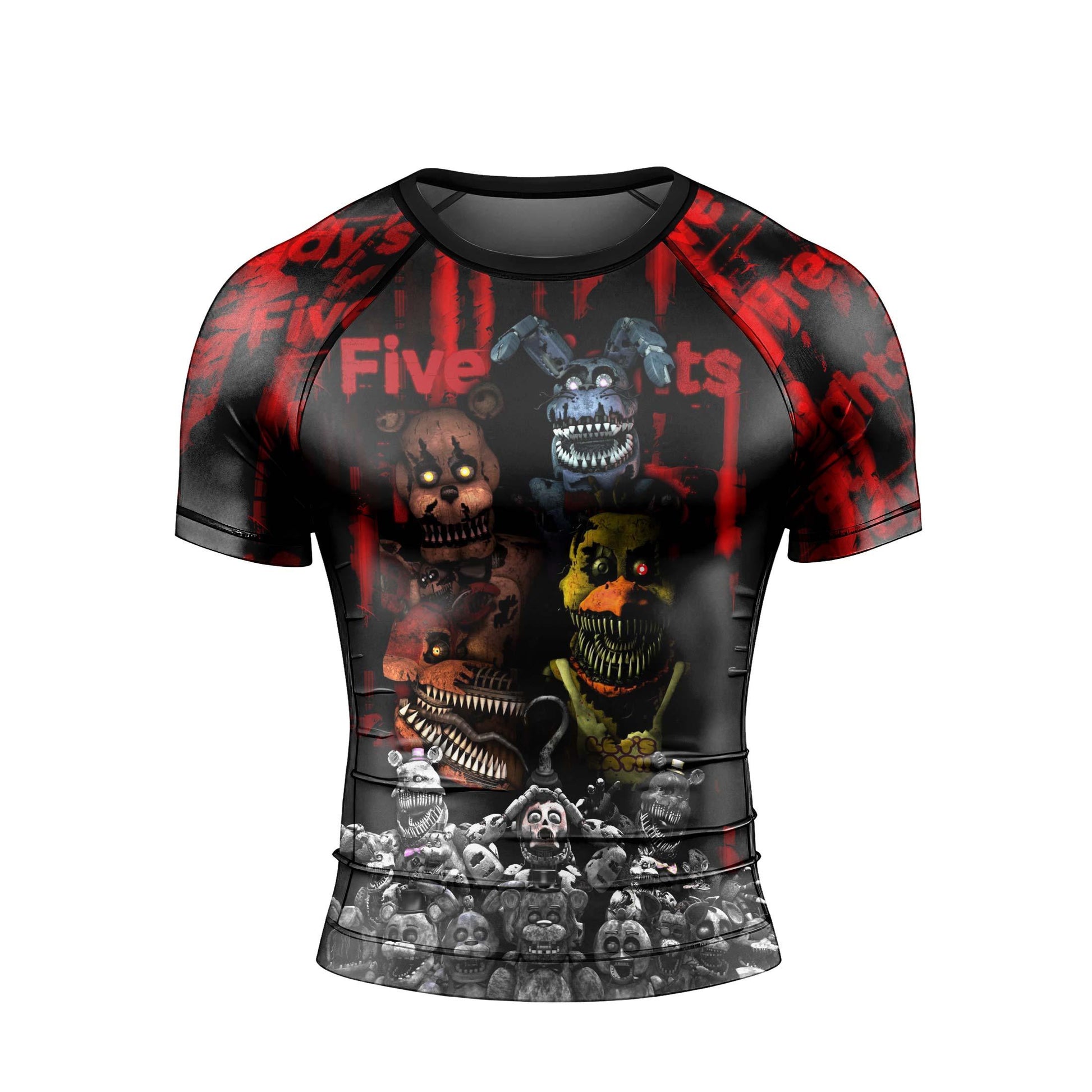Five Nights at Freddy's Terror Crew Rash Guard
