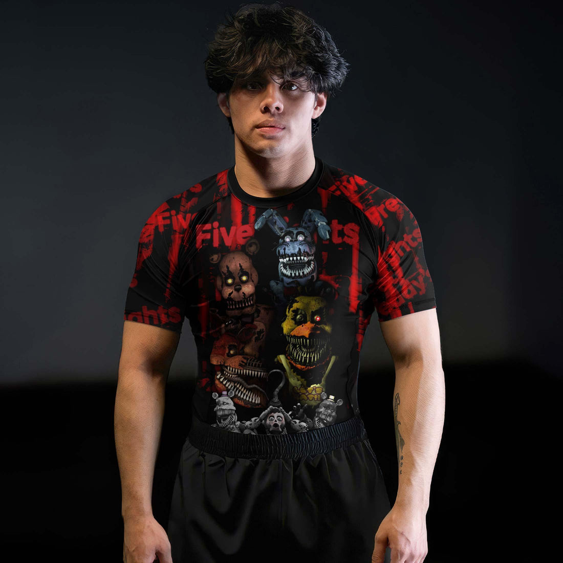 Five Nights at Freddy's Terror Crew Rash Guard