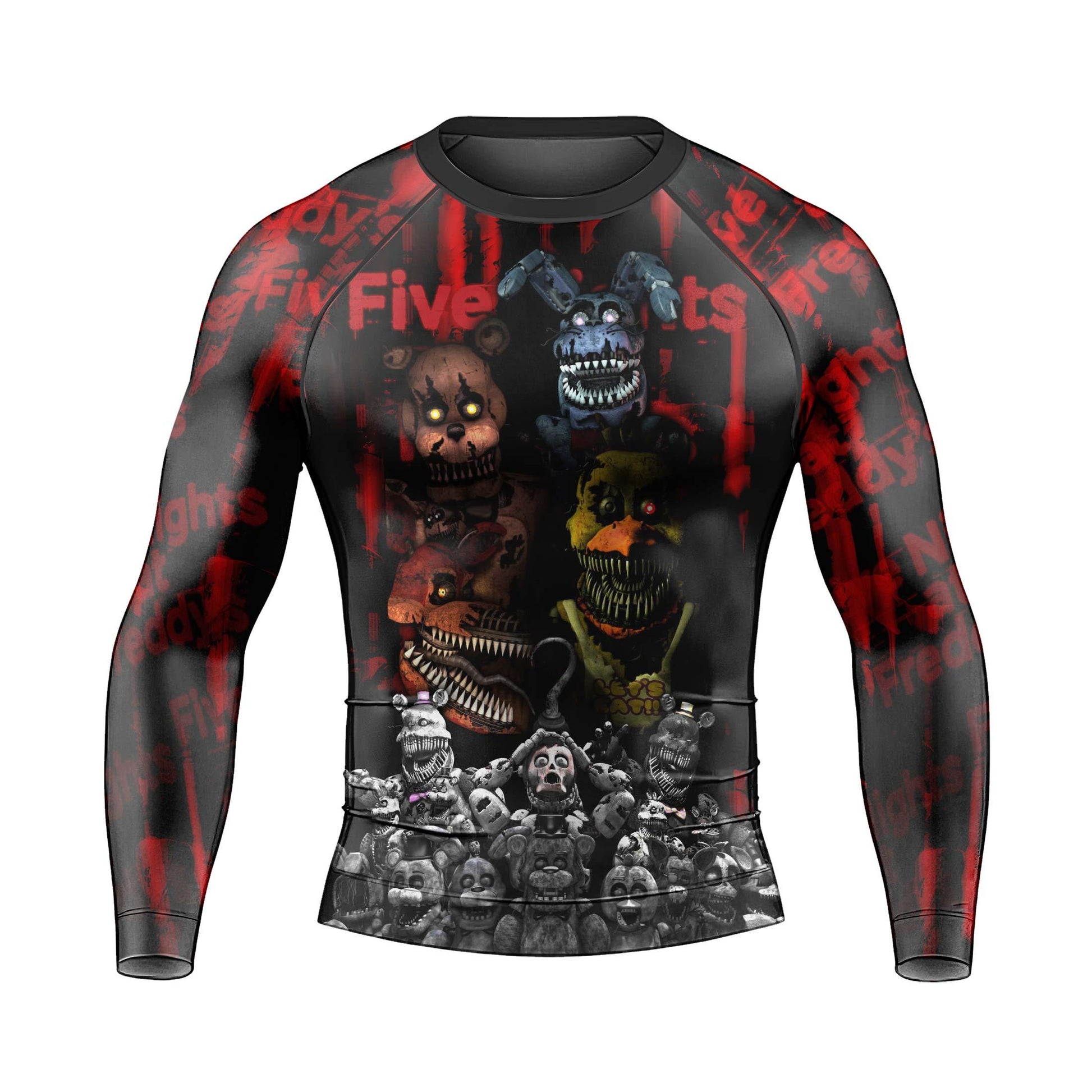Five Nights at Freddy's Terror Crew Rash Guard
