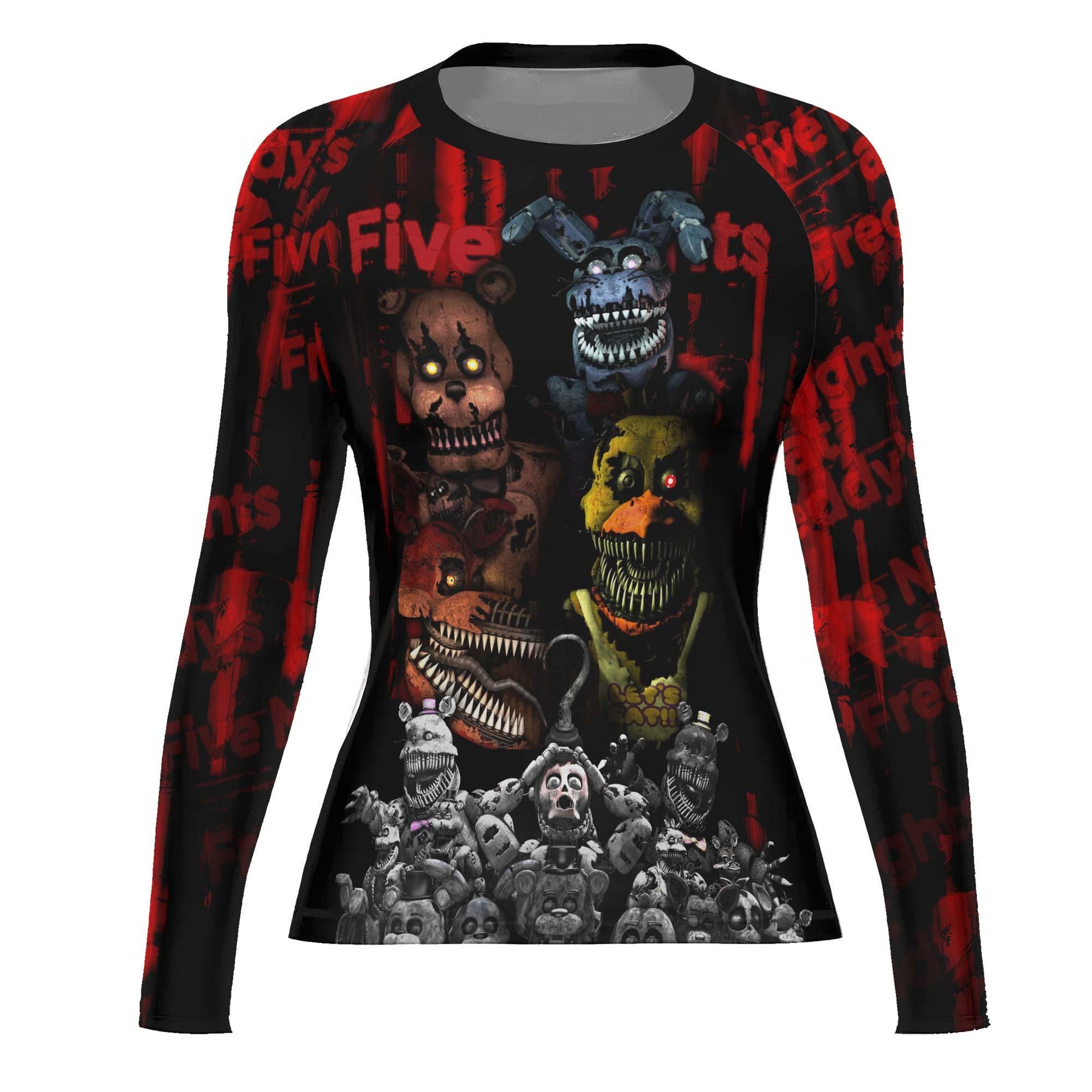 Five Nights at Freddy's Terror Crew Rash Guard