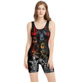 Five Nights at Freddy's Terror Crew Wrestling Singlet