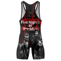 Five Nights at Freddy's Terror Crew Wrestling Singlet