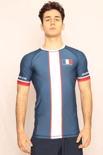 France Short Sleeve Rash Guard