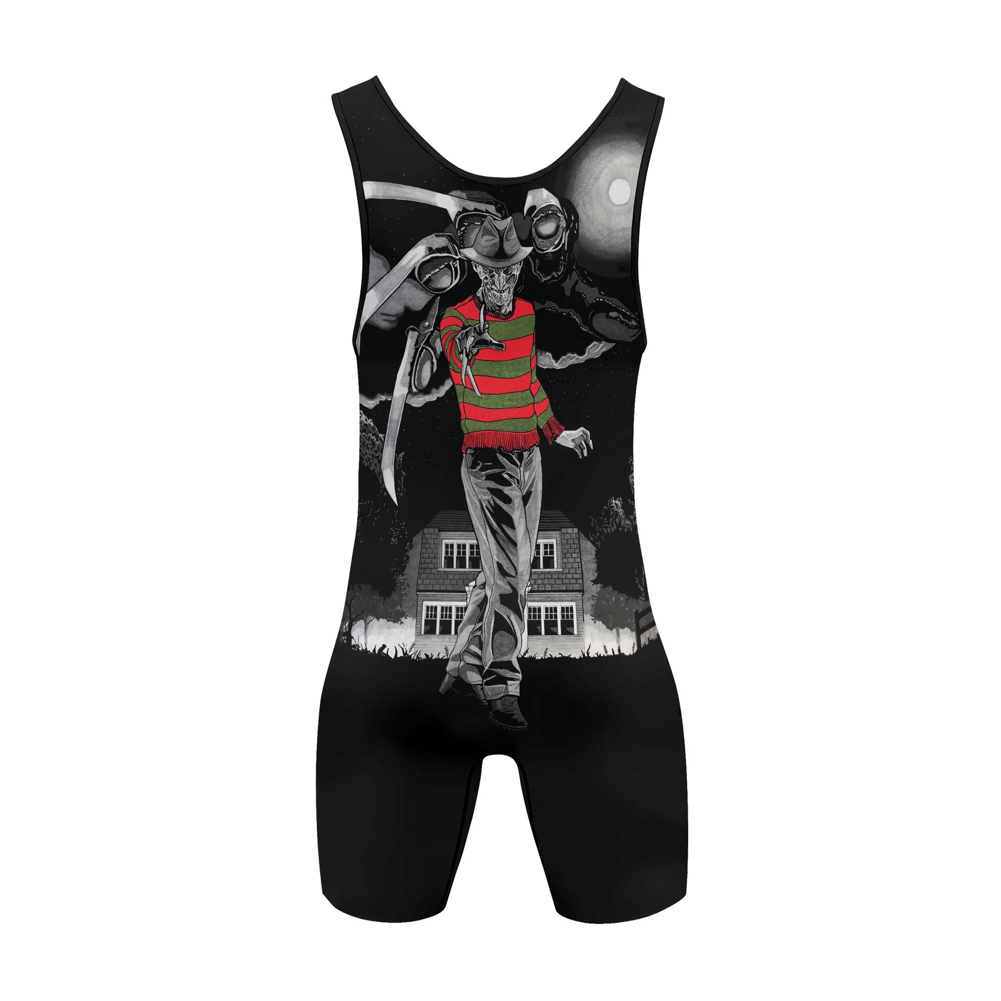 Freddy Coming Wrestling Singlet
