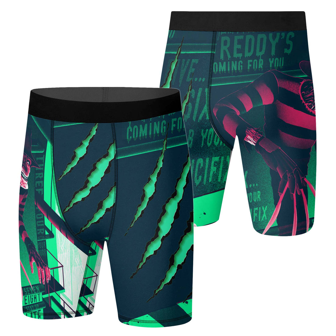 Freddy Krueger Coming Compression Shorts