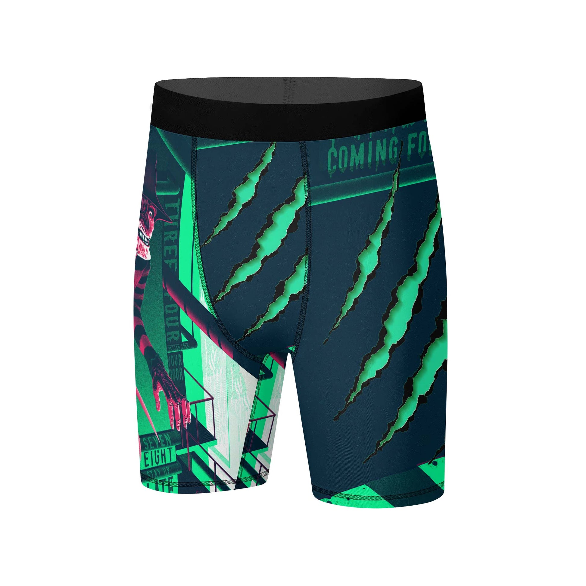Freddy Krueger Coming Compression Shorts