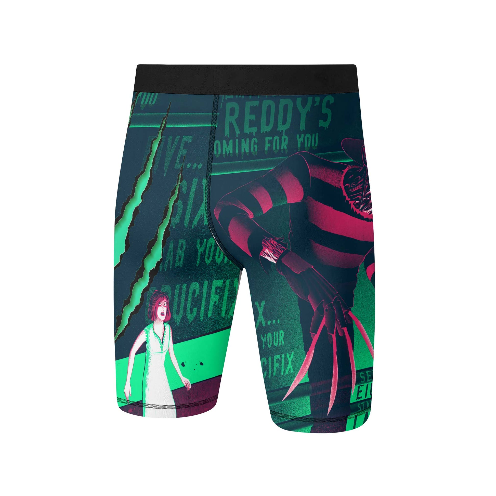 Freddy Krueger Coming Compression Shorts