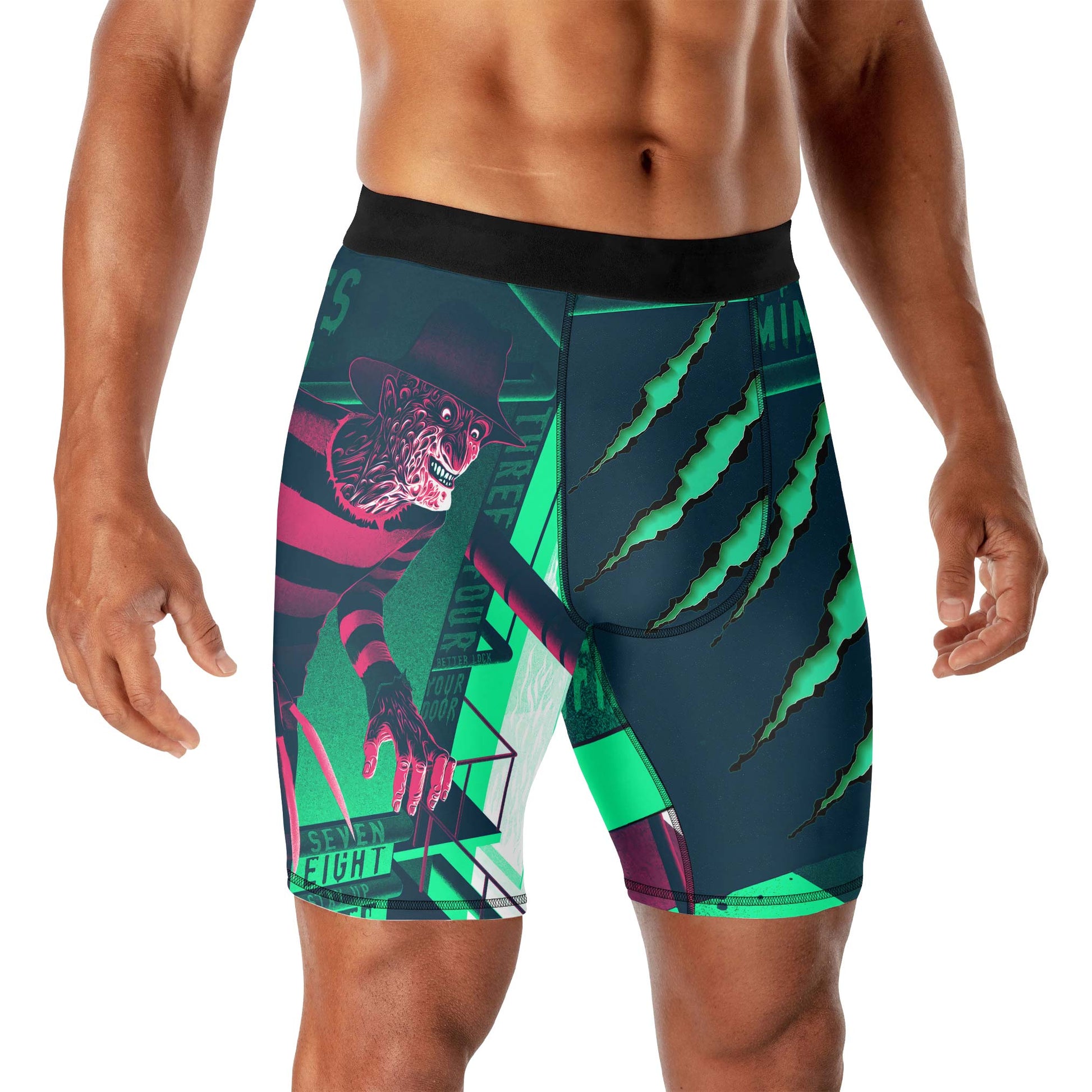 Freddy Krueger Coming Compression Shorts