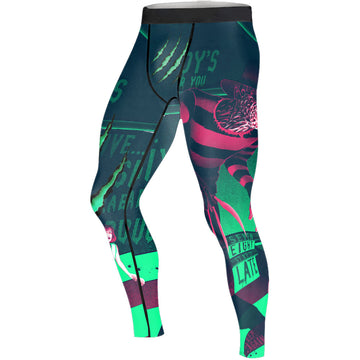 Freddy Krueger Coming Men's Compression Leggings