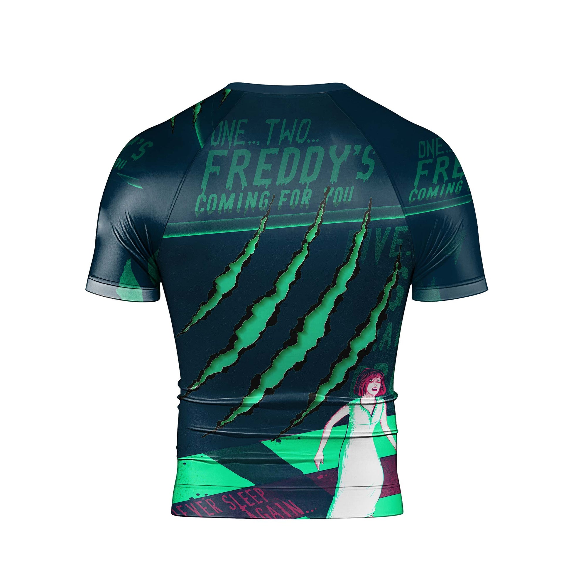 Freddy Krueger Coming Rash Guard