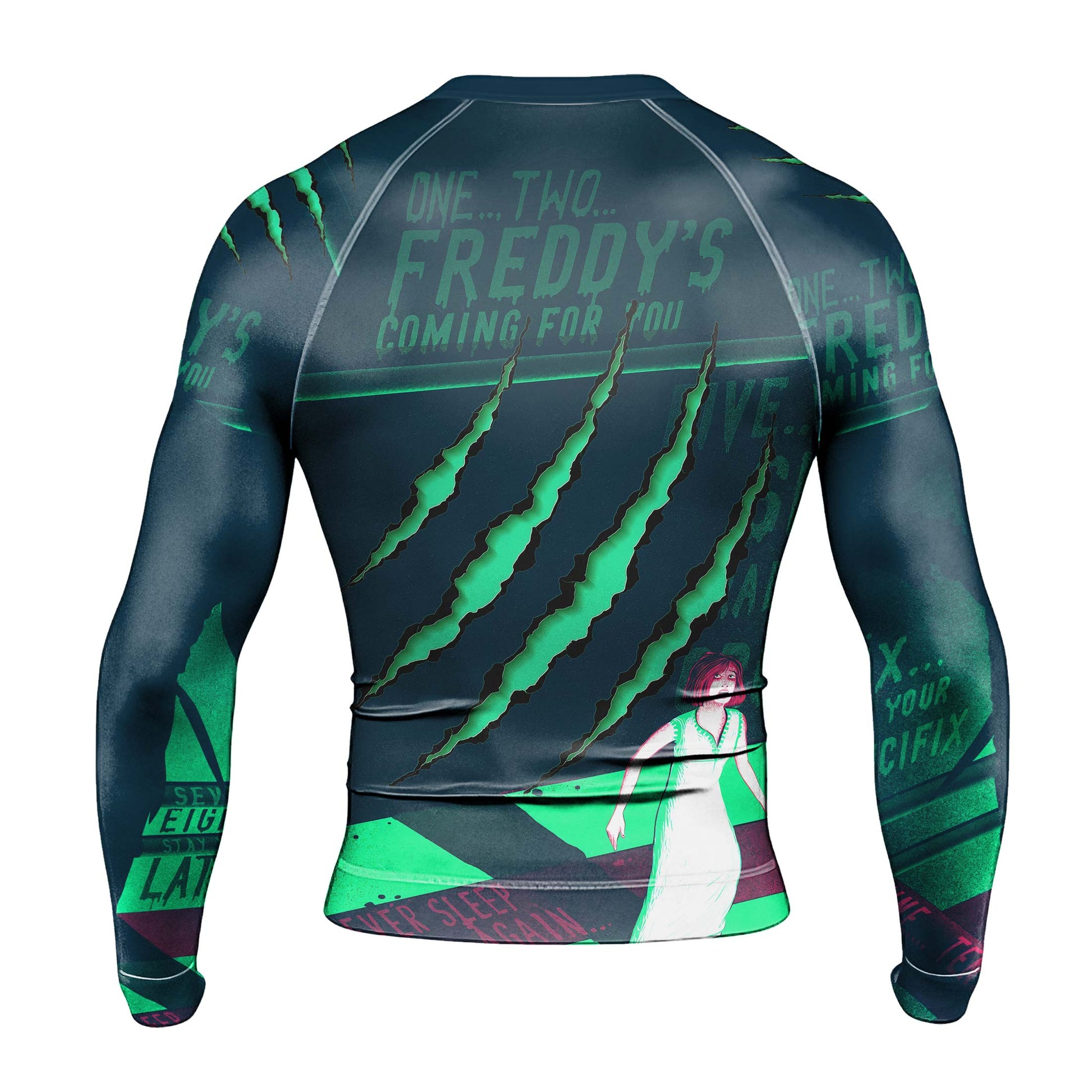 Freddy Krueger Coming Rash Guard