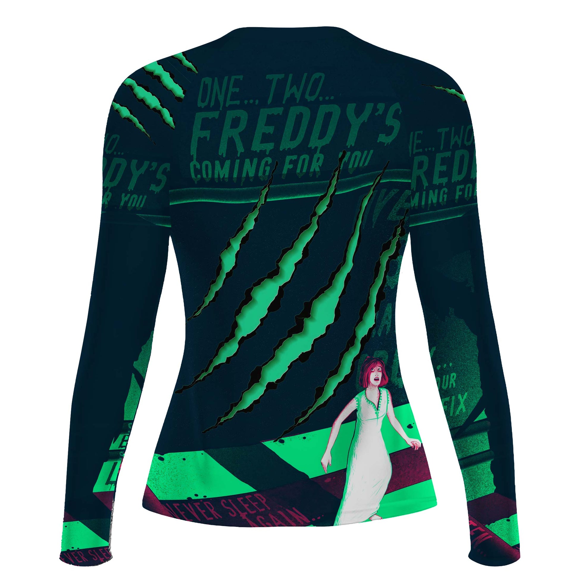 Freddy Krueger Coming Rash Guard