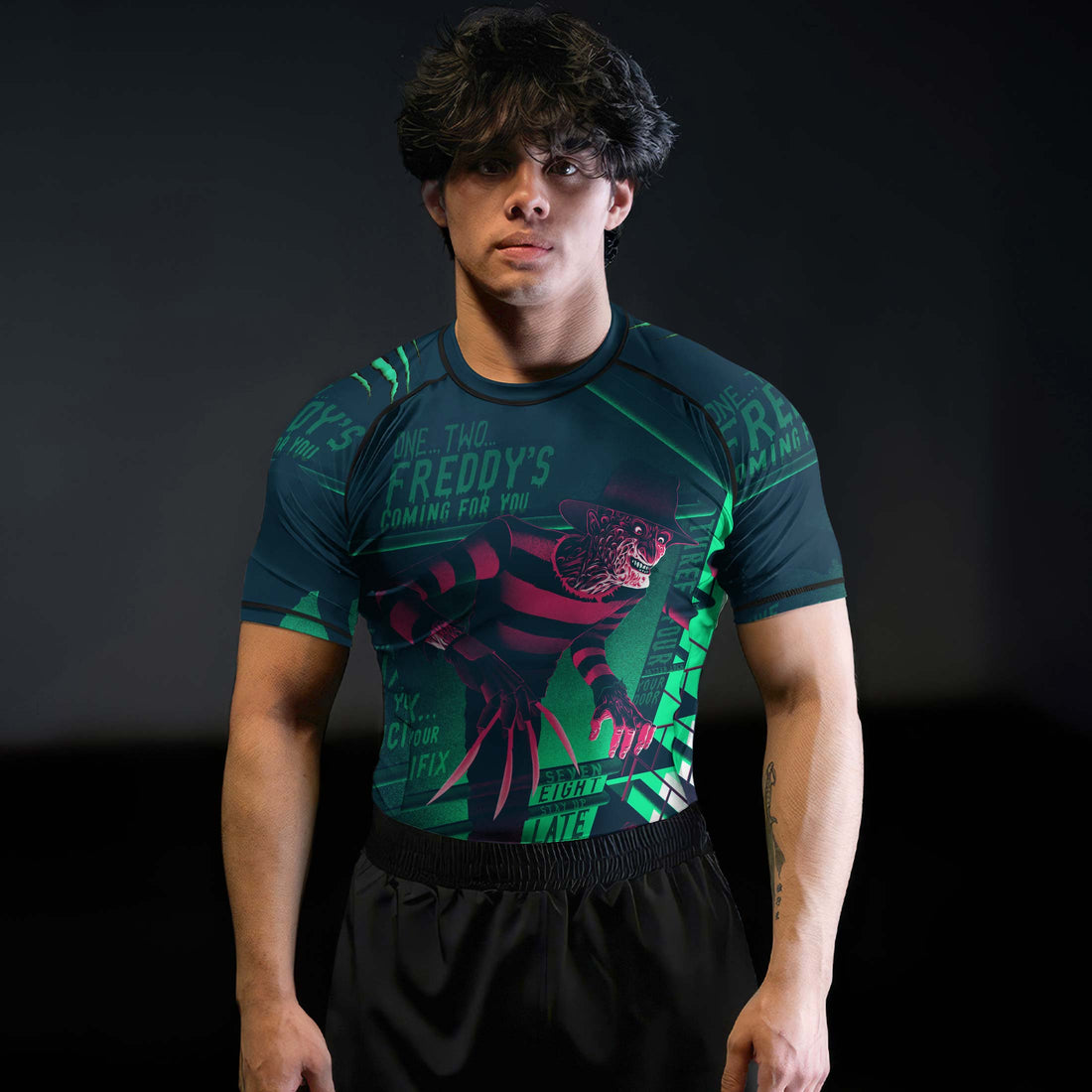 Freddy Krueger Coming Rash Guard