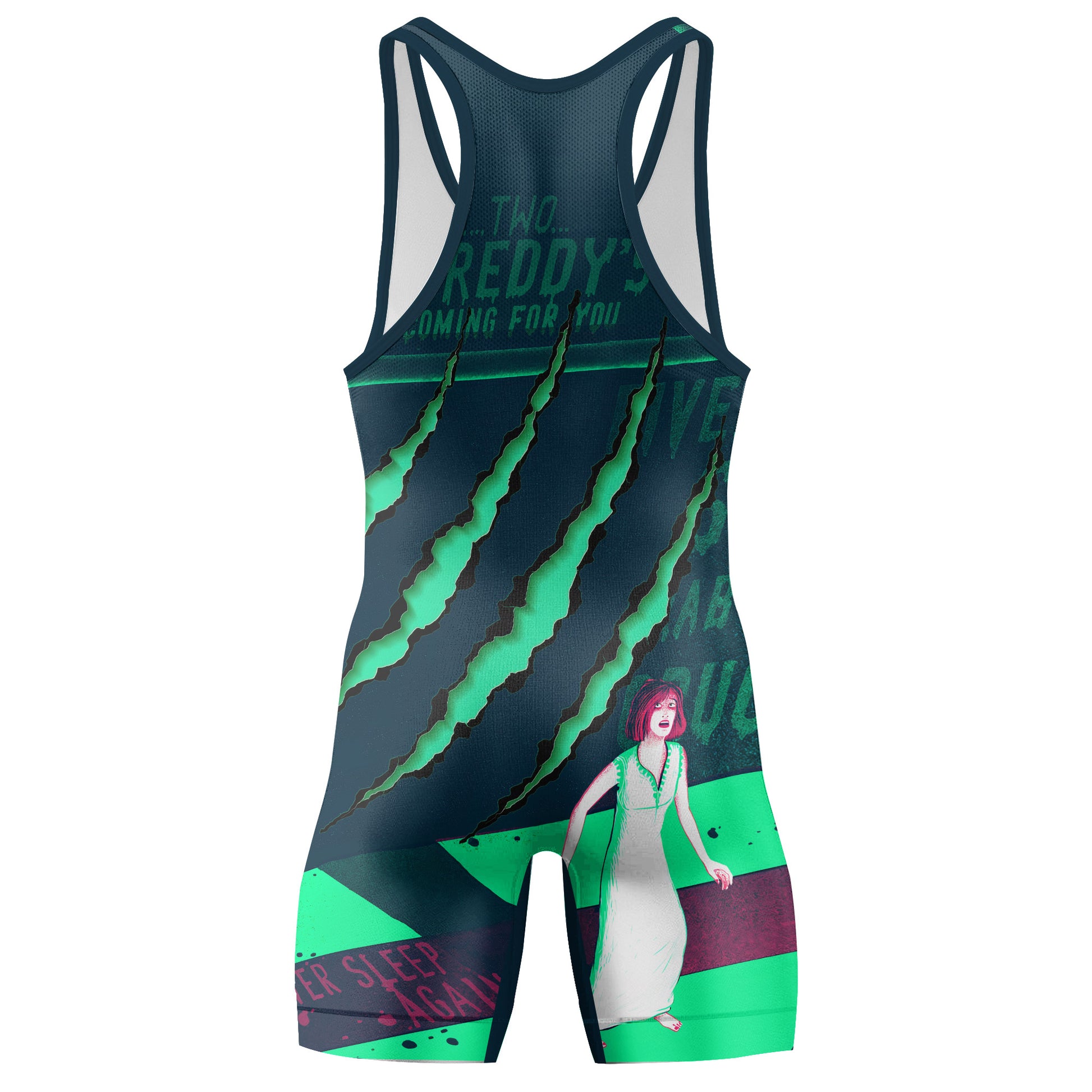 Freddy Krueger Coming Wrestling Singlet