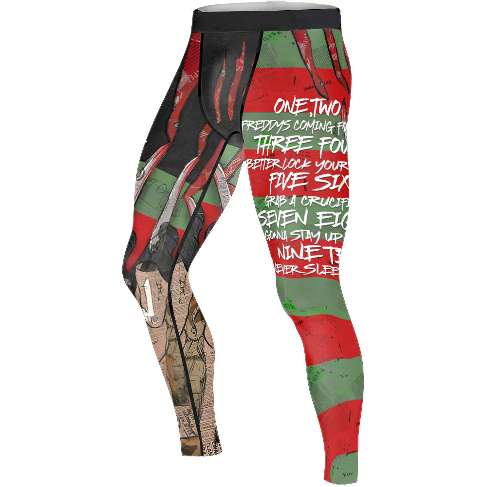 Freddy Krueger Men's Compression Leggings
