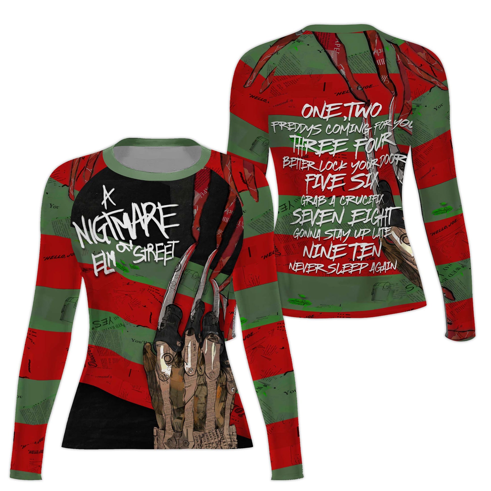 Freddy Krueger Rash Guard